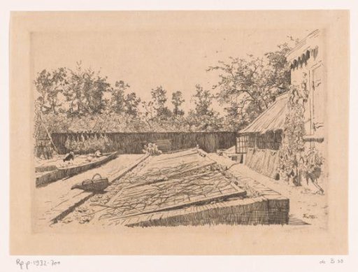 Vegetable garden at Ewijkshoeve