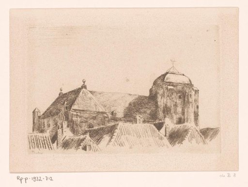 View of the Great Church, at Veere