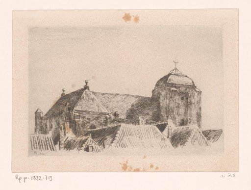 View of the Great Church, at Veere