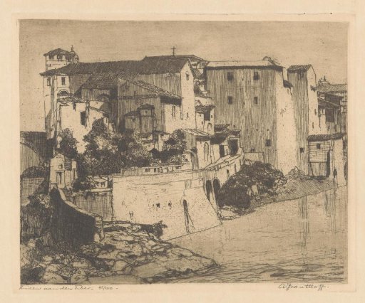 Houses on the Tiber