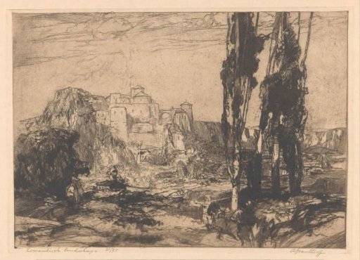 Romantic landscape