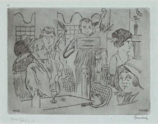 Musicians in a Café