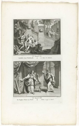 Bathing Bathsheba and the Prophet Nathan with David