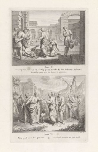 Healing at the Pool of Bethesda / Christ and His Disciples on the Sabbath in the Cornfields