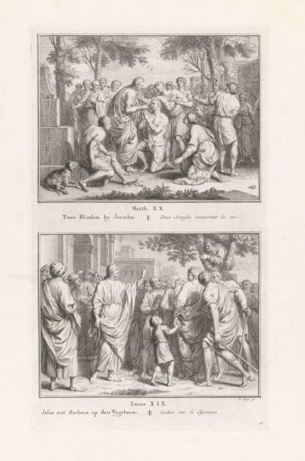 Christ Heals Two Blind Men / Christ Calls Zacchaeus