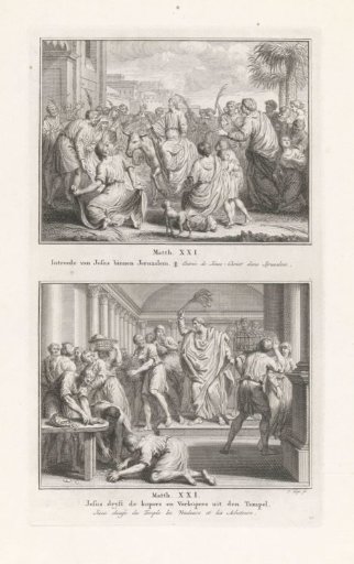 The Entry into Jerusalem / The Driving Out of the Money Changers from the Temple