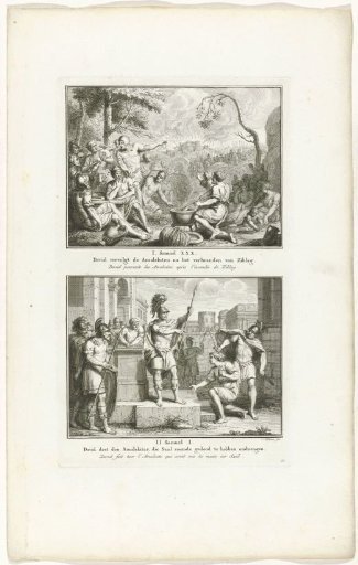David Pursues the Amalekites after the Burning of Ziklag and David Orders the Amalekite Who Claimed to Have Killed Saul to Be Killed