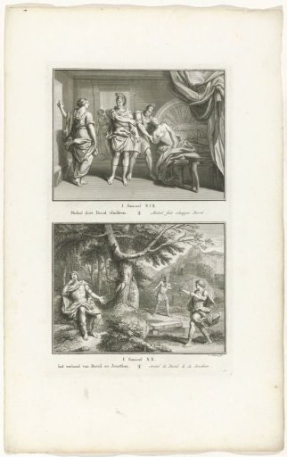 Michal Urges David to Flee and the Covenant of David and Jonathan