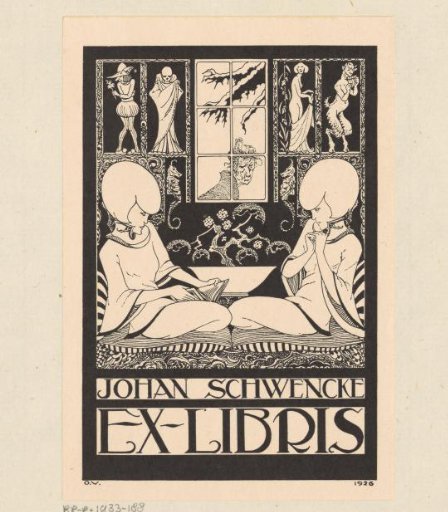 Ex libris of Johan Schwencke
