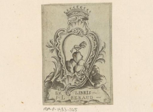 Ex libris of Jean-Louis Béraud