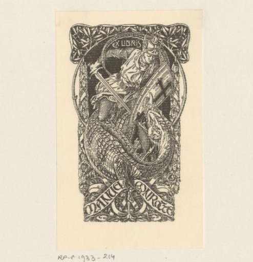 Ex libris of Manuel Conrotte