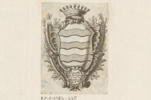 Ex libris of Jacques Gravelle de Fontaine