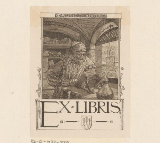 Ex libris of Maurice Himly