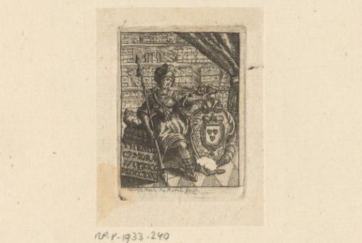 Ex libris of Theodor Count Topor von Morawitzky