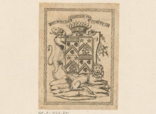 Ex libris of Moriceau de Mons