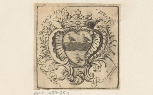 Ex libris of Robert Pierre Rossignol