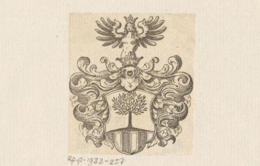 Ex libris of an unknown person, possibly of von Salis