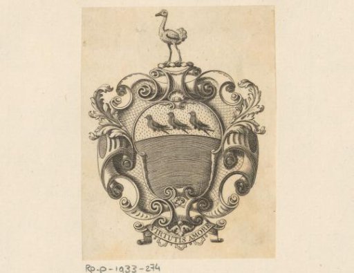 Ex libris of an unknown person, possibly Wray
