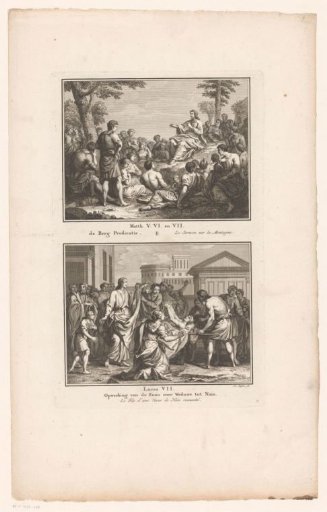Sermon on the Mount and the raising of the young man at Nain