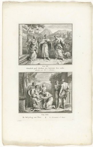 King Abimelech returns Sarah to Abraham and the circumcision of Isaac