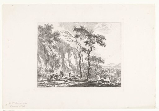 Landscape with shepherds