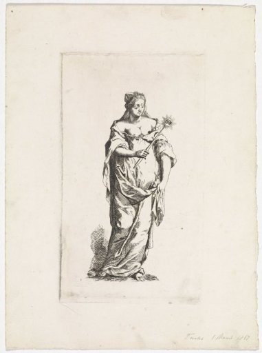 Personification of Modesty