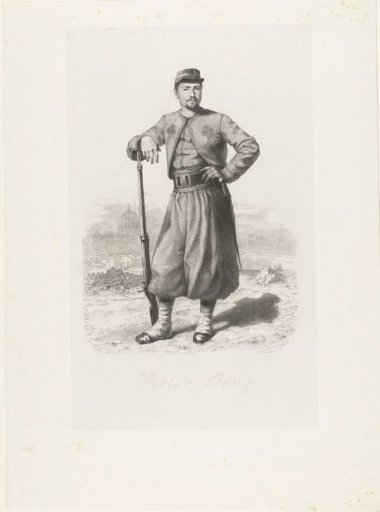 Portrait of Pieter Janszoon Jong as Papal Zouave