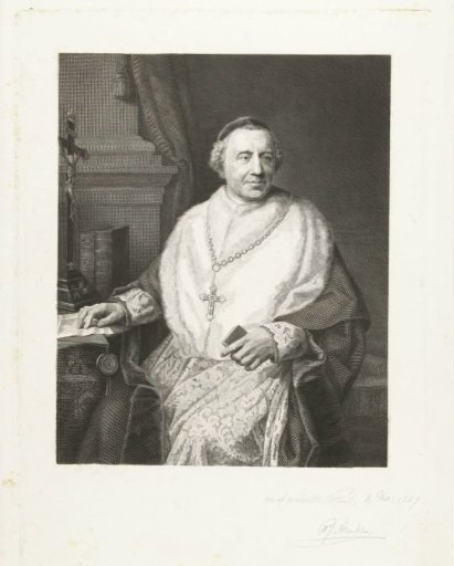 Portrait of Gerardus Petrus Wilmer, Bishop of Haarlem