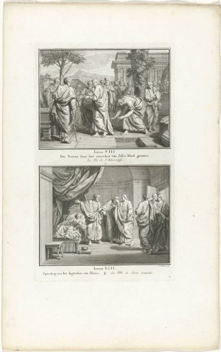 Healing of the Woman Who Had an Issue of Blood and Christ Raising the Daughter of Jairus