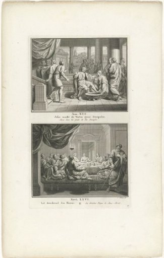 Christ Washing the Feet of the Apostles and the Last Supper