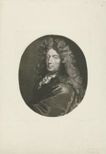 Portrait of an unknown man with wig