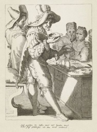 Men and women at the counter