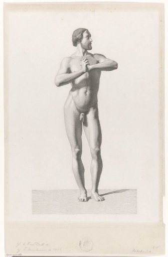 Study of a Standing Nude Man