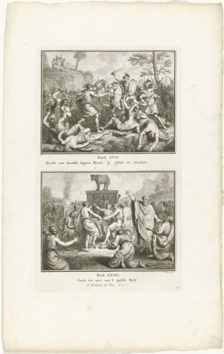 The Battle of Israel Against the Amalekites and the Worship of the Golden Calf