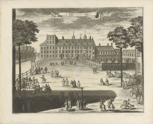 View of the Buitenhof at The Hague