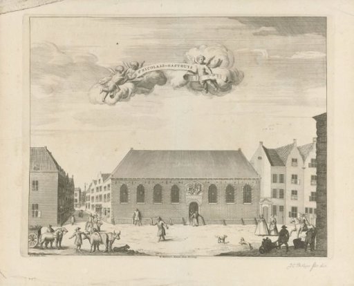 View of the St. Nicholas Hospital at The Hague