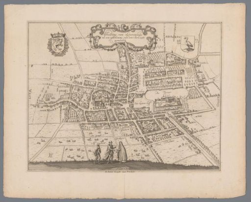 Map of The Hague, 1560