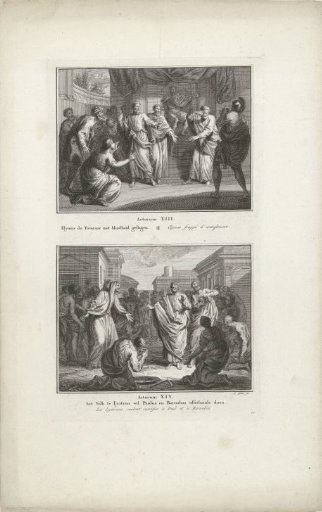 Elymas Struck Blind and Paul and Barnabas at Lystra