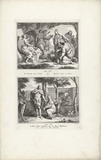 Holy Women at the Tomb and Christ Appears to Mary Magdalene (Noli me tangere)