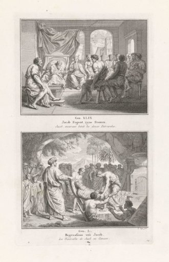 Jacob Blesses His Sons / Burial of Jacob