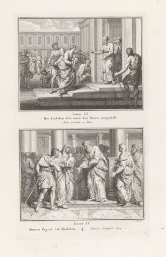 The Presentation of Christ in the Temple / Simeon Blesses Christ