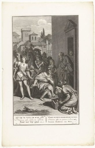 Naaman asks Elisha to accept his gifts