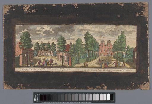View of the country house Meer en Burg and the country house Overzicht in Amsterdam