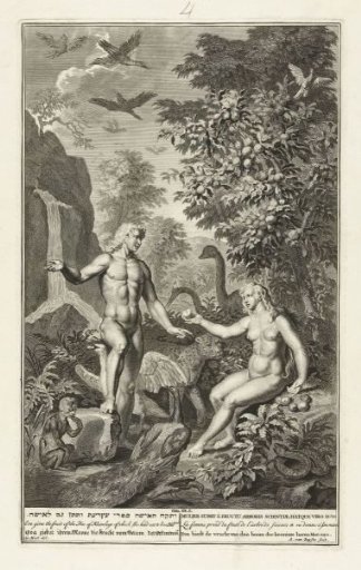 The Temptation of Adam and Eve in Paradise
