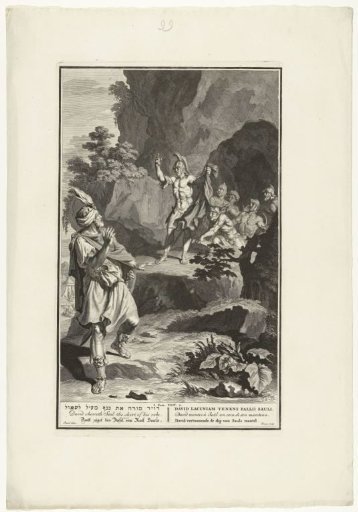 David Shows Saul the Piece of His Cloak