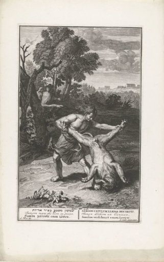 Samson Fights a Lion