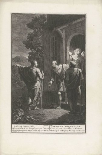 Christ and the Emmaus Disciples at the Inn