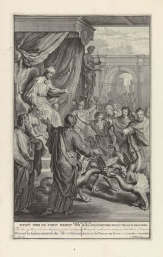 Moses and Aaron before the Pharaoh