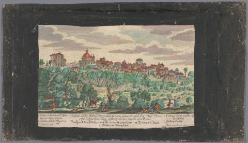 View of the town of Ariccia