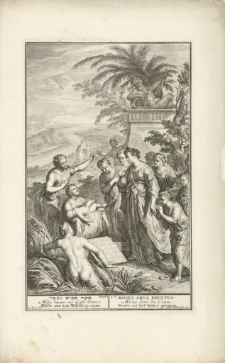 Moses found by the daughter of the Pharaoh